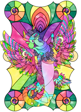 Stained Glass Fullbody